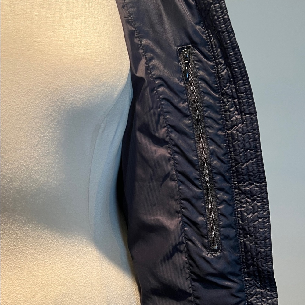 NILS Resort Collection Goose Down Long Puffer Jacket in Midnight Black. - Picture 12 of 14